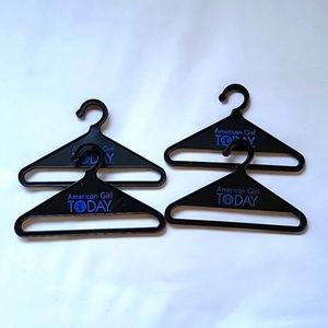 American Girl Doll and other 18" Doll Authentic Black Plastic Clothes Hangers